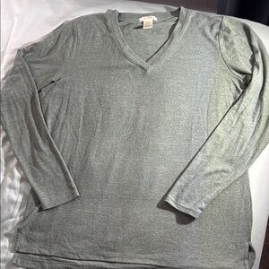 Marty M Green V-Neck Sweater - Men’s Large
